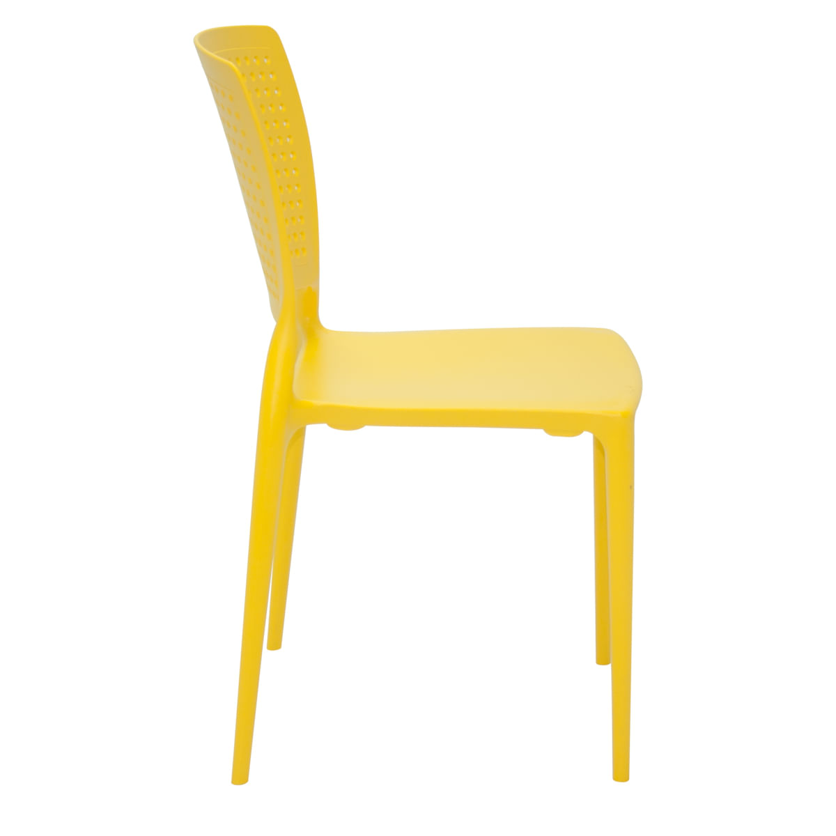 Conjunto 4 Cadeiras Tramontina Safira Amarelo 92048000 em Promoção na  Americanas