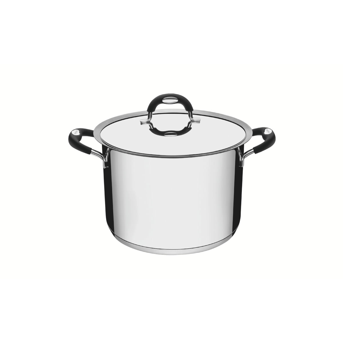 Caldeirão Tramontina Duo Silicone Aço Inox 20 cm 4,5 L