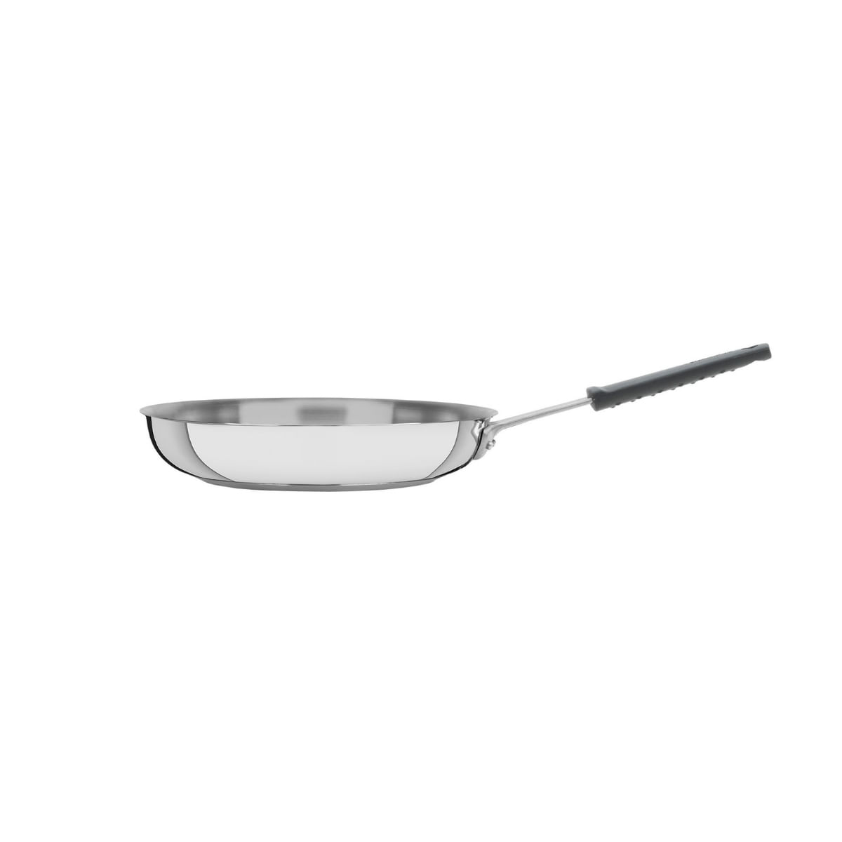 Frigideira Tramontina Professional em Aço Inox e Silicone 26 cm Fundo Triplo Compatível com Indução
