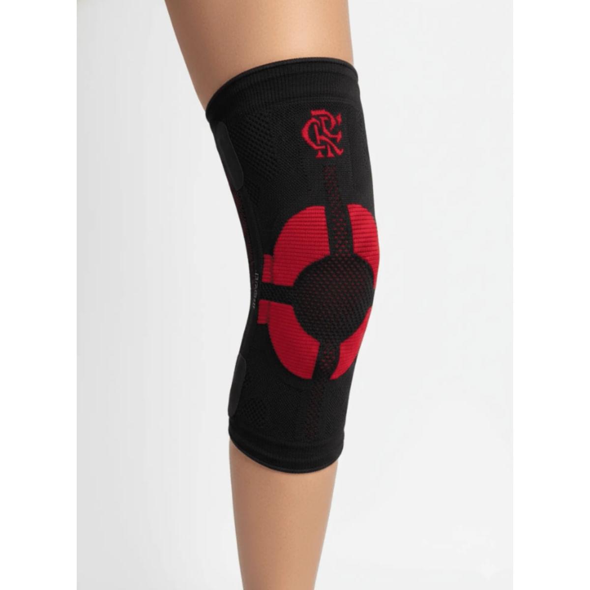 Encontraproduto.com.br - Joelheira PRO N1 Sport Flamengo Vermelho e Preto Tamanho M