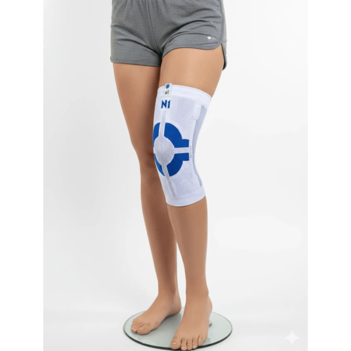 Encontraproduto.com.br - Joelheira PRO N1 Sport Cruzeiro Branco Tamanho M